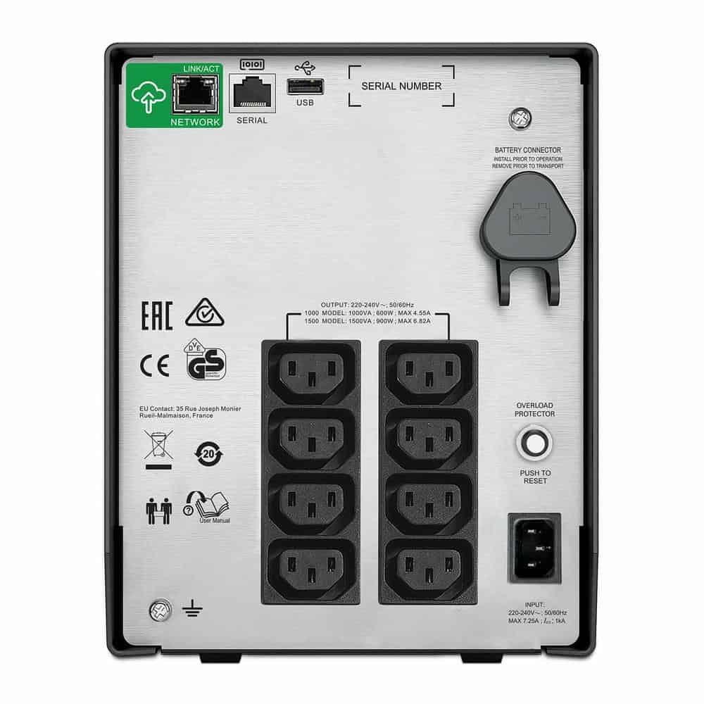 APC 1000VA 600W Line-Interactive Smart-UPS Desktop-Floor Standing